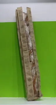 kraft paper bag with middle window