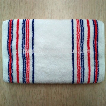 color stripe microfiber golf towel/ cotton golf towel