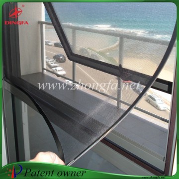 DIY anti mosquito screen with magnetic mesh for windows