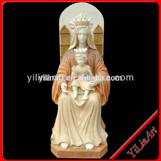 Natural Marble Stone Religious Statue, Stone Figures Statue, Marble Virgin Mary Statue