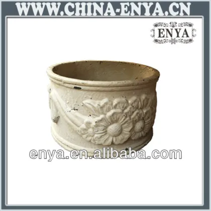 Shabby Chic Vintage Flower Pots