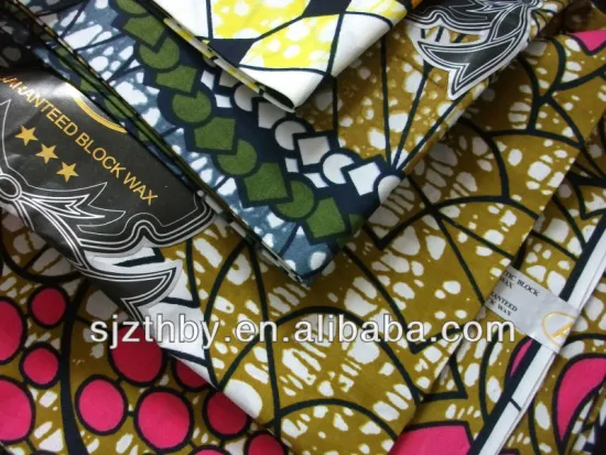 wholesale polyester african wax print fabric