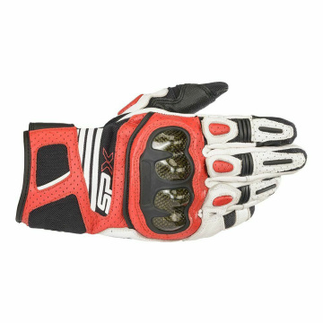 Alpine Stella SPX Air Carbon v2 Gloves Motorbike MTB BMX Bike Offroad Motorcycle Scooter Riding White Red Gloves