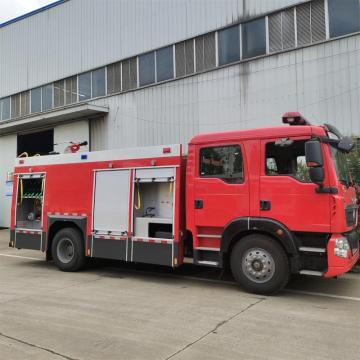 8 square foam fire truck customized