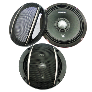 OEM 1 Pair 6.5 Inch 100W 2-Way Car Speakers with Dust Cover and Audio Cable
