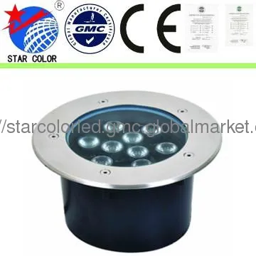 3,5,6,9w High Power LED Ground Light stainless stell