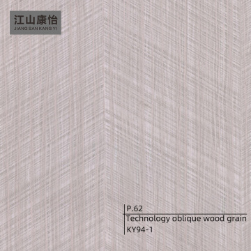Film de revêtement PVC bois incliné technologique