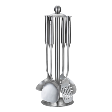Wholesale Hot Sale Eco-Friendly Stainless Steel Kitchen Utensil Set with Hollow Handle