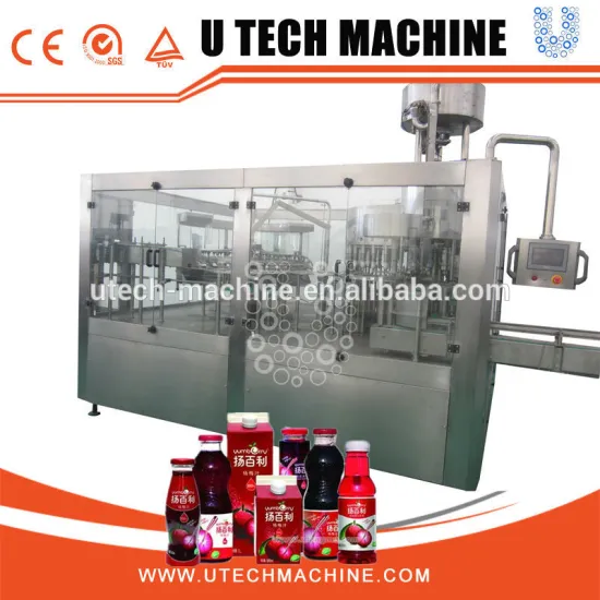 Automatic small fruit juce hot filling machine /equipment/line