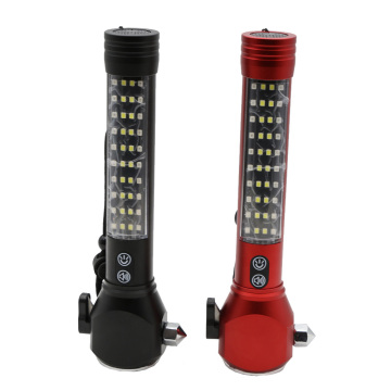 Hochleistungs-Elektrikladungssicherheitshammer mit Notfall-Taschenlampe
