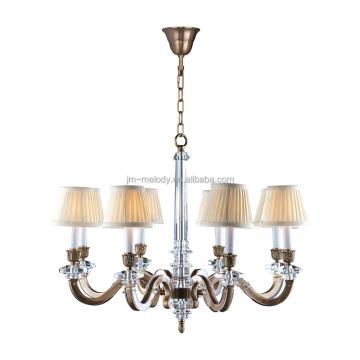 Modern Simple Crystal LED Chandelier for Living Room and Bedroom