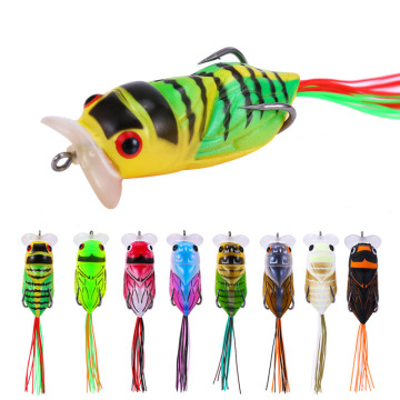 إغراء Cicada Frog: إغراء من أشعة المياه العائمة للباس ورأس الأفعى والبايك