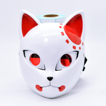 Máscara de resina para cosplay de Demon Slayer Anime Fox