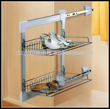 Closet shoe storage organizer rack
