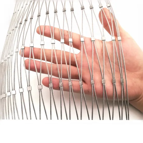 Stainless Steel 316 Heavy Duty Inox Cable Wire Rope Cargo Mesh Net