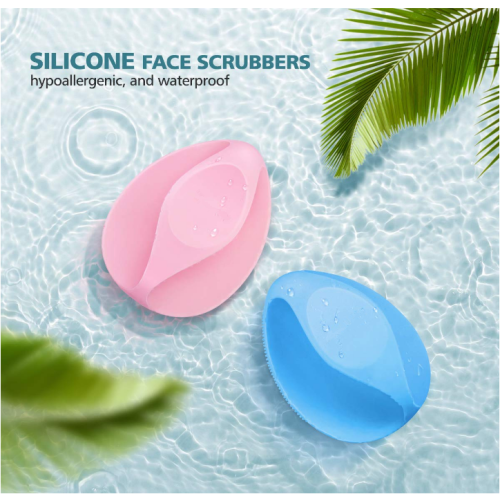 Exfoliating en massage siliconen gezicht scrubber