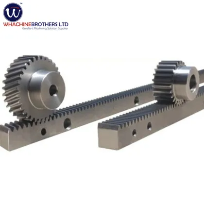 Linear Stage Motion with Helical Gear Rack and Pinion Drive