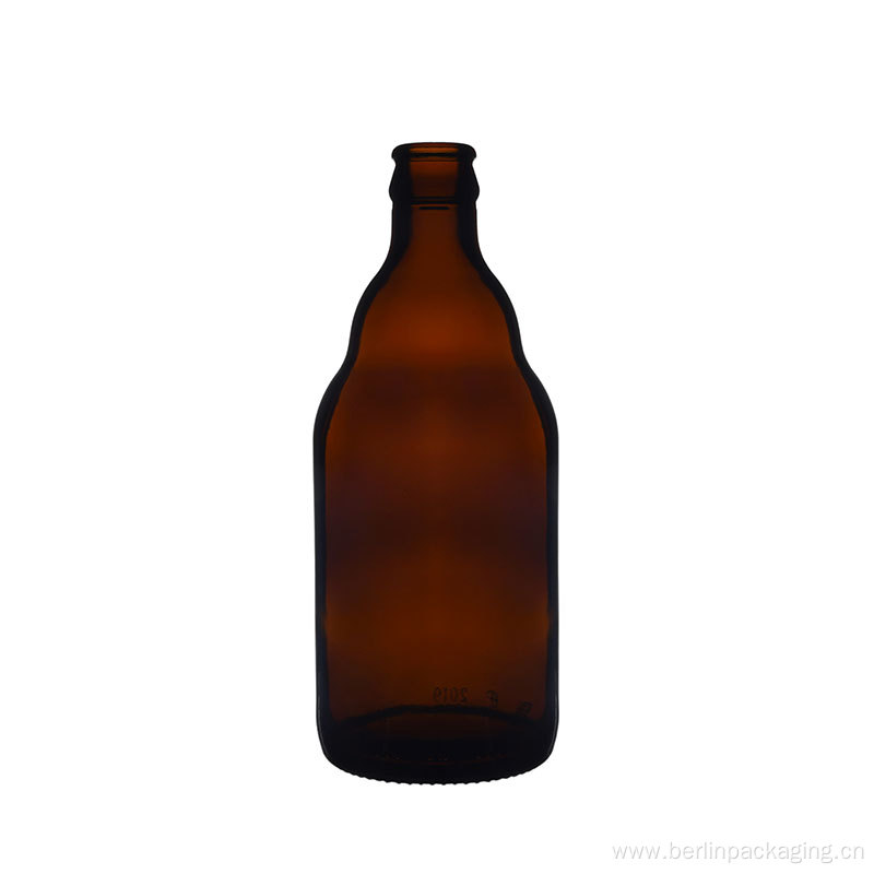 500ml Bear Shape Glass Beer Bottle