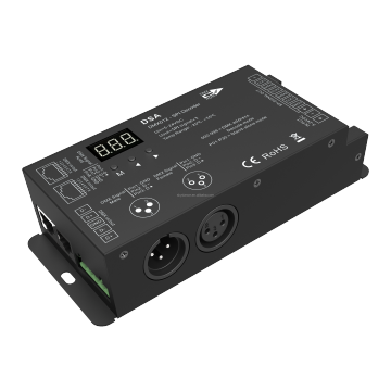 Skydance DSA 5-24V DMX512-SPI Pixel Decoder and DMX RF Controller - Compatible with 45 ICs