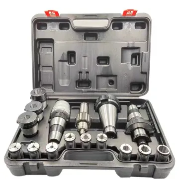 Tool Holders: Comprehensive Set including JXT25-50 Milling Chuck, Key Type Drill Chucks, Arbors, and Straight Collet Chuck for CNC Machines with NT ISO Tool Compatibility
