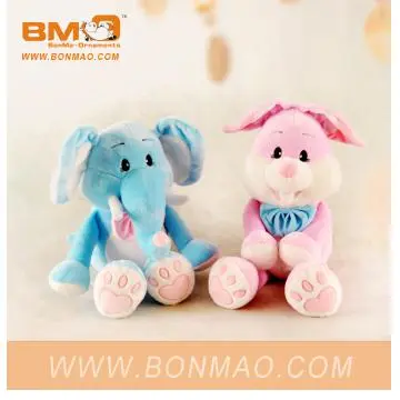 elephant  toy rabbit toy plush animal toy