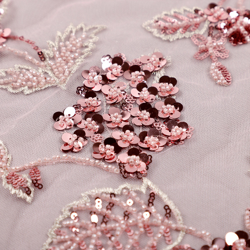 high quality sequins fabric lace