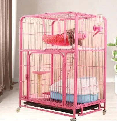 2-Tier Indoor Cat Cage: DIY Cat Crate & Kennel