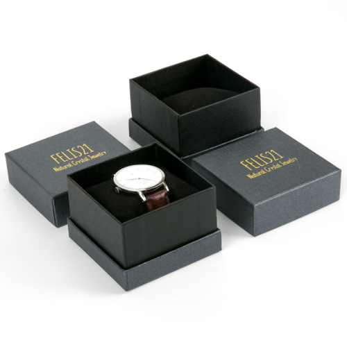 Custom Logo Paper Gift Strap Packaging Watch Box