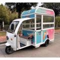 Multi-functional electric tricycle for selling snacks