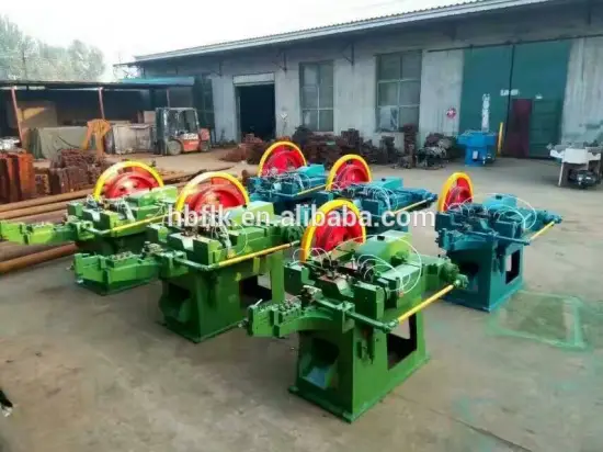 FLK-2C China automatic concrete nail making machine/steelnail making machine with factory price