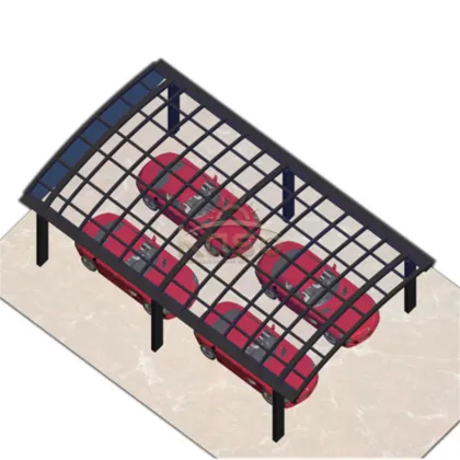 Metal Kit Iron Import Holz Carport Material