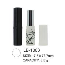 Empty Plastic Round Plastic Lip Balm Cosmetic Container