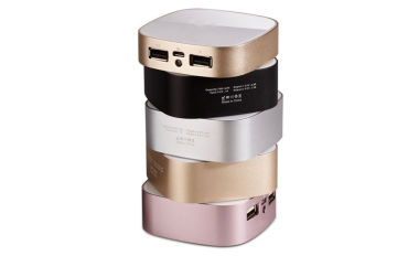 Aluminium Alloy Samsung Galaxy S3 Iphone 4 5s Universal Portable Power Bank 5000mah