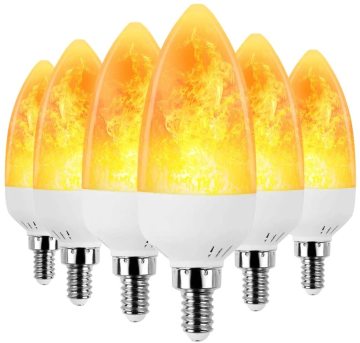 Kindep E14 LED -Flammeffekt Glühbirne für Kronleuchterdekoration