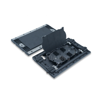 Factory Supply GJS-04 5D Horizontal 4 Ports 24 Cores IP65 Stainless Steel Fiber Connection Box