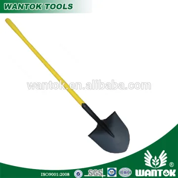 S508NL Round-point Shovel with long plastic handle