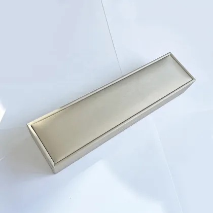 Golden PU Leather Jewelry Gift Box for Bracelet - High Quality Jewellery Case