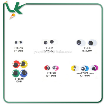 Different Size and Colours Eco-Friendly PVC Doll Eyes