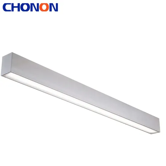 Modern Silver Office Hotel PC Diffuser Aluminum Tube LED Linear Light: Enhancing Lighting and Aesthetics