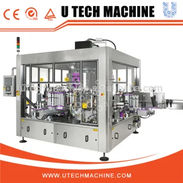 Glass Bottle Rotary Hot Melt Glue Labeling Machine/Labeling Machine Line