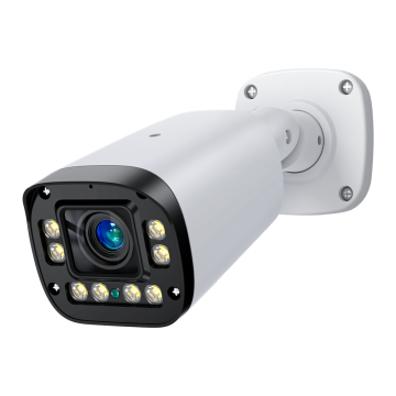 POE Camera with 8MP 5X Optical Zoom and 100ft Night Vision