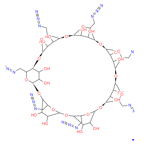 Heptakis- (6-Azido-6-Deoxy) -β-cyclodextrin CAS: 53958-47-7