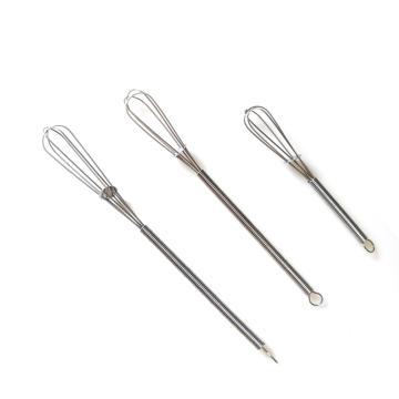 Super Mini Kids Stainless Steel Egg Whisk Mixer - 12cm to 20cm