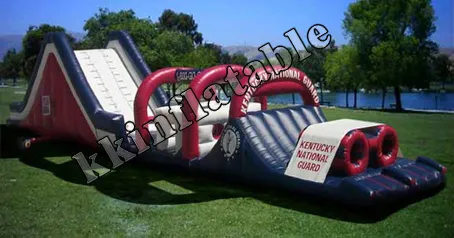 custom inflatable obstacle course for sale/inflatable race course games KKB-L008