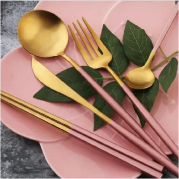 Colorful Handle Cutlery Combination