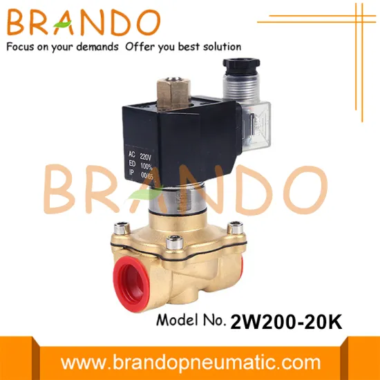 3/4'' Normally Open Brass Water Solenoid Valve 220V