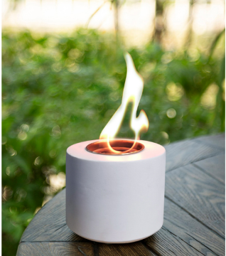 Factory Direct Smokeless Concrete Tabletop Fireplace Bio Ethanol