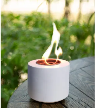 Factory Direct Smokeless Concrete Tabletop Fireplace Bio Ethanol