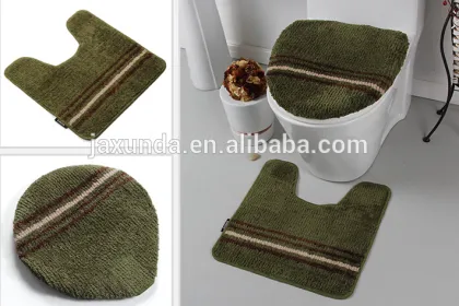 Super soft microfiber toilet mat