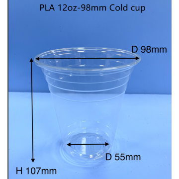 oem design Clear Thermoforming PLA Cup